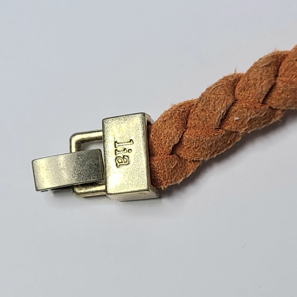 Lia Sophia Orange Suede Braided Boho Bracelet - Picture 7 of 7